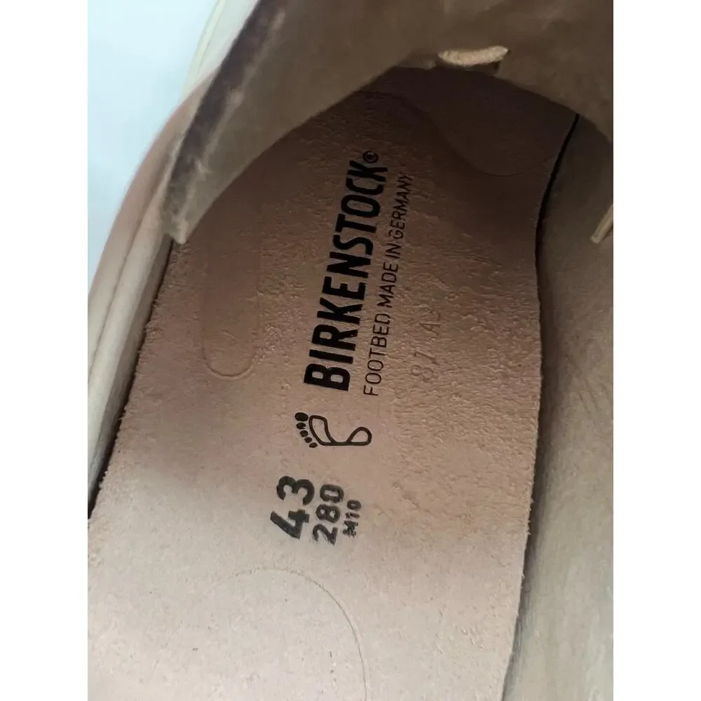 Birkenstock Bend Low Decon Pop Men’s Size 10 Eggshell Taupe New